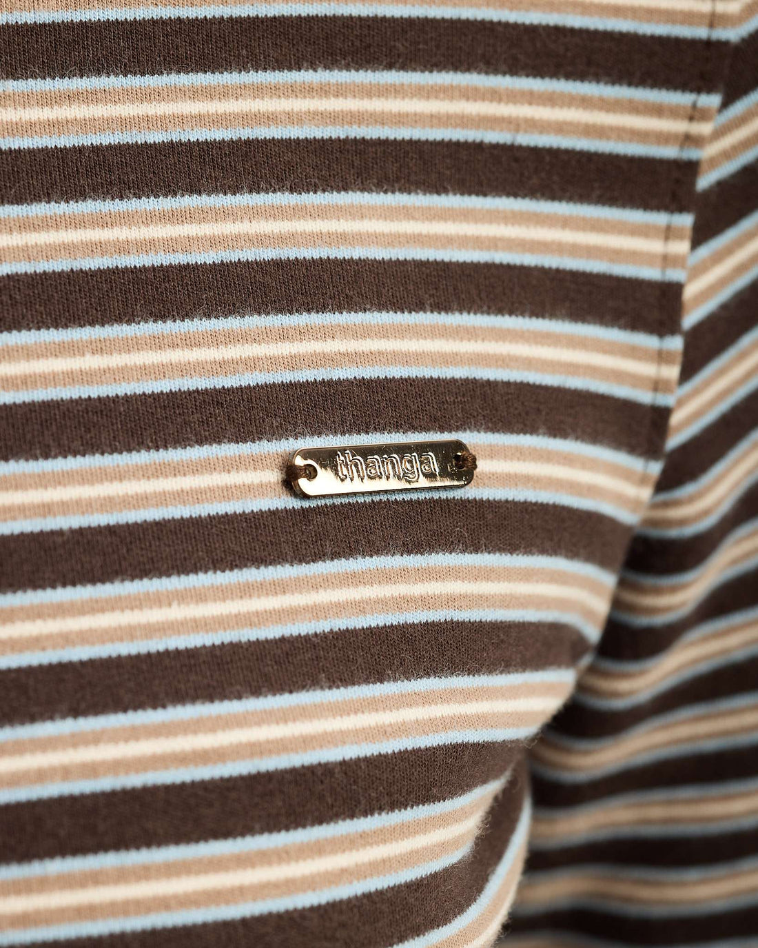 Woodland Stripe Long Sleeve Button Up
