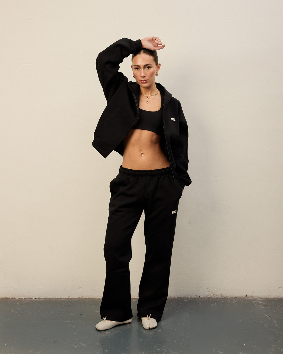 Black joggers