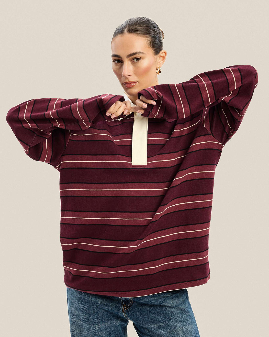 Rioja Stripe Polo